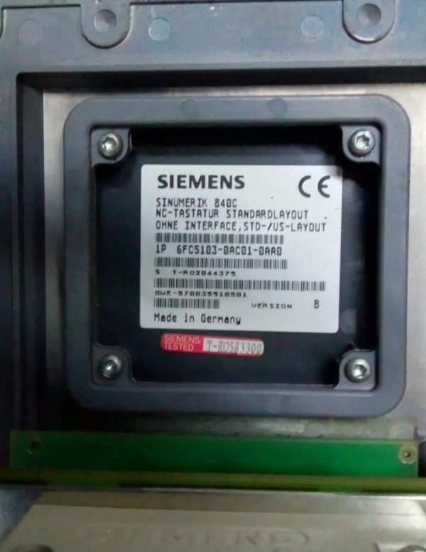 Tuş Takımı Siemens 6FC5103-0AC01-0AA0