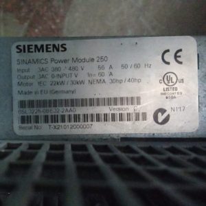 Siemens SINAMICS G120 POWER MODULE PM250